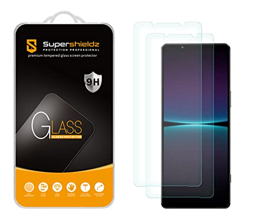 Supershieldz (2 Pack) Designed for Sony (Xperia 1 IV) Tempered Glass Screen Protector, Anti Scratch, Bubble Free