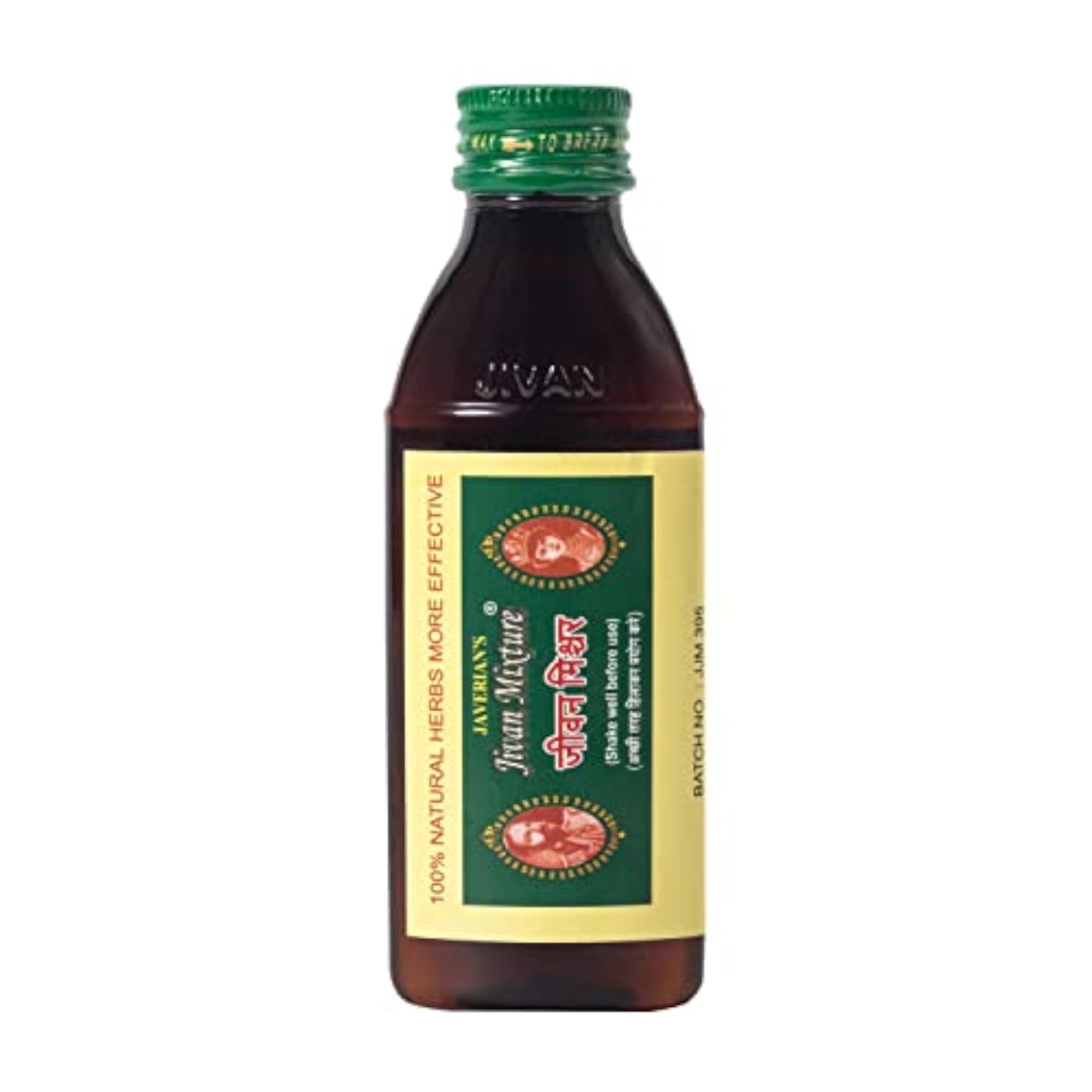 JAVERIAN'S JIVAN Mixture 60ML Pack of 12, Natural Health