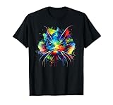Bunte Splash-art Wels Fisch Welse T-Shirt