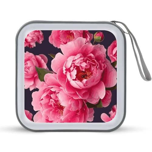 Étui CD plastique rigide 40 DVD pivoine pour l'organisation de vos disques