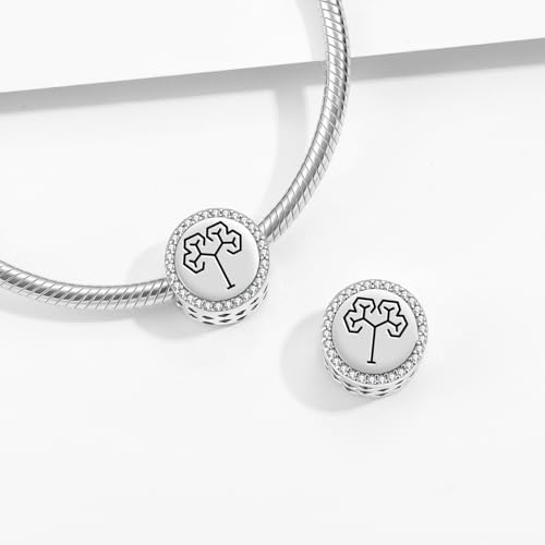 Breloque en argent 925 compatible bracelets originaux sans ternir ni s'accrocher