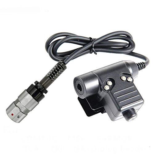 ArmorMason U94 PTT System with U-329/U MIL-C-55116 6-Pin Connector for AN/PRC-148 & AN/PRC-152 Radio