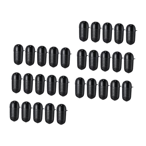VOSAREA 100pcs Hollow Baiting Cage Boxes Fishing Feeder Bait Thrower for Carp and River Shrimp Lightweight Baiting Boxes for Fish Attracting