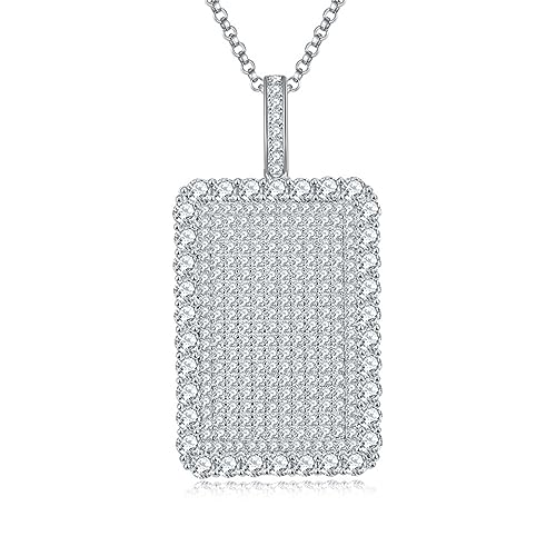 Collier Moissanite homme fini les bijoux ternes avec ce pendentif diamant 4,2ct