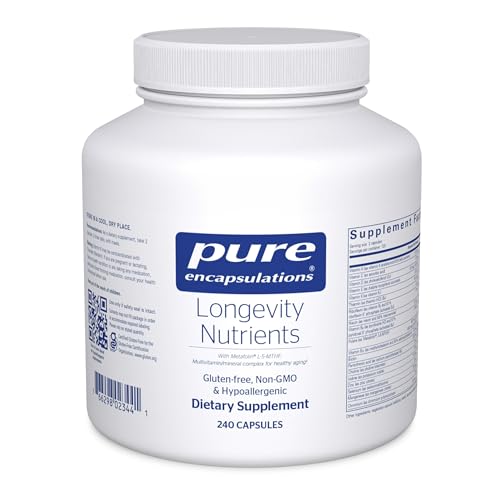 Image of Pure Encapsulations Longevity Nutrients | Multivitamin Supplement & Mineral Complex to Support Healthy Aging, Brain Function, Eyes, Bones, and Vascular Health* | 240 Capsules