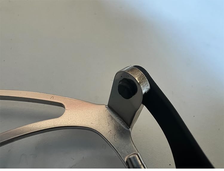 EKENDOCOM Kendo Glasses, Kendo Spectacle, Titinum frame, for shortsighted kendoka, without precripition. Eye protectors, Silver