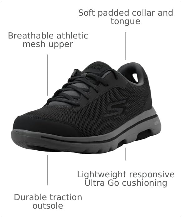 Image of Skechers Men's Gowalk 5 Demitasse Sneaker