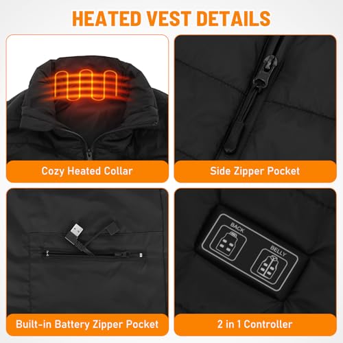HEOYUTSEN 5V Men’s Heated Vest