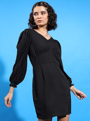 Image of KETCH Women Sheath Mini Casual Fit Full Sleeve Dress