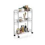 Aufbaumaße Rollwagen: 59 x 80 x 20 cm (Breite x Höhe x Tiefe)