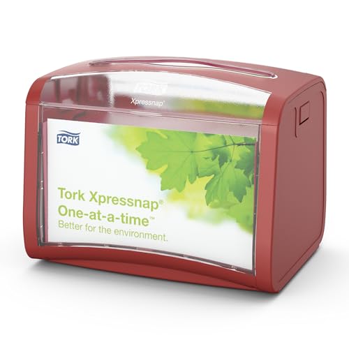 Distributeur de serviettes Tork Xpressnap 272612 rouge N4