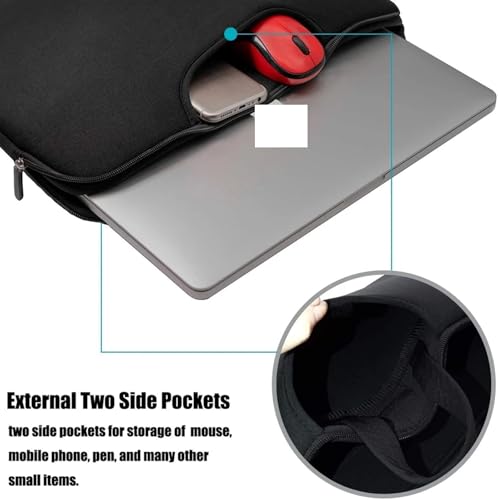 Funda protectora suave para portátil con absorción de impactos y maletín 4
