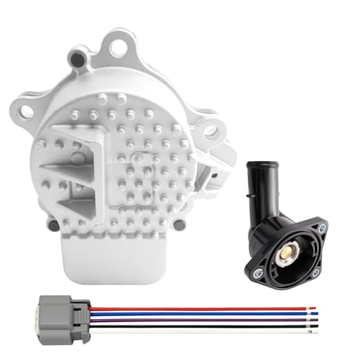 Electric Water Pump w/Thermostat - Upgraded Stainless Steel Rotor - Fits Toyota Prius 2010-2015 1.8L/ Prius C 2012-2019 1.5L / Prius V 1.8L 2012-2017 / Plug-In 12-19 & Lexus CT200h 11-17
