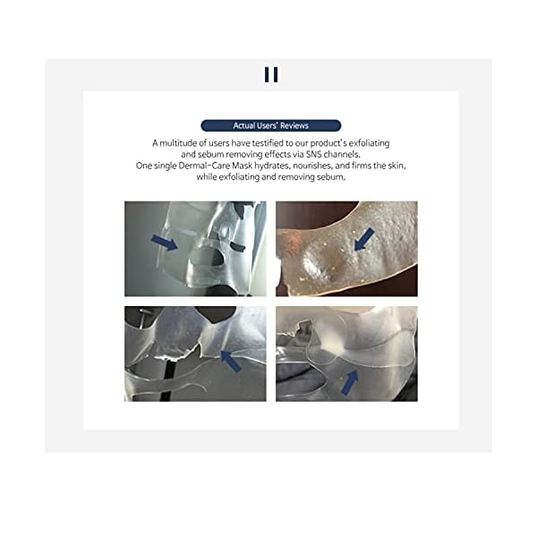 DERMÂ·ALL MATRIX] Daily Facial Dermal-care (35g/sheet) Overnight mask pack,Lifting and Hydrating,Soothing, Exfoliating,Skin Nourishing,Collagen sheet mask for wrinkles and dry skin. (4sheets/1week)