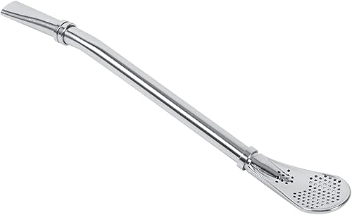 Miniatura 7 de Pajitas de acero inoxidable Yerba Mate, con filtro de bombilla, con cuchara de filtro