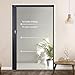 22x72in Sliding Door Screen Tool-Free Magnetic Blackout/Sun Filtering, Custom Size Sliding Accordion for Closet, Bedroom, Bathroom, Office - Space Saving Brown Blackout Grey