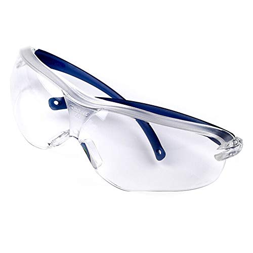 Preisvergleich Produktbild Sicherheitsbrille mit Rahmen, Rahmen, transparent, 1 Stück, Wraparound, Sicherheitsbrille, klar