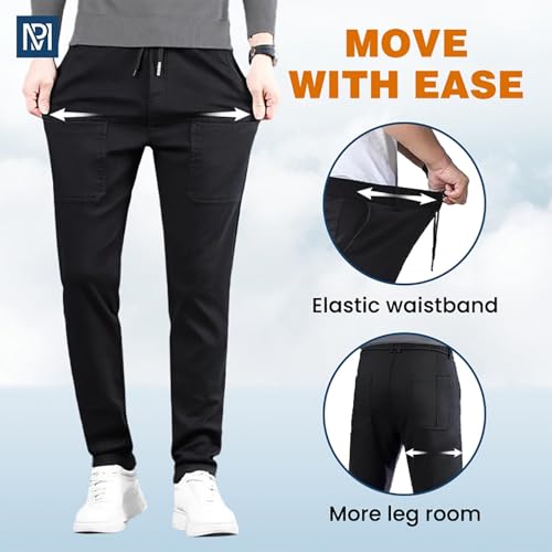 Mencomfy Cargo Pants Multipants - High Stretch Multi-Pocket Durable Cargo Pants Waterproof Relaxed Fit3