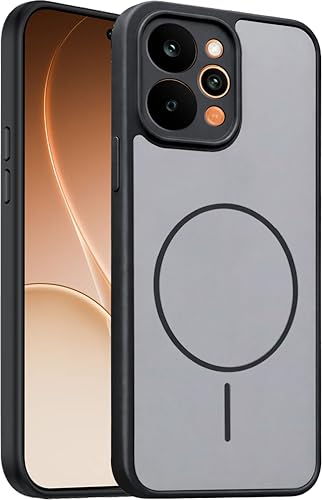 Image of AeoFit Ultra Slim-Fit Back Cover for Realme P4 Power 5G |Hard PC Case Cover| Ultra-Thin & Light Weight Case Cover for Realme P4 Power 5G (Black)