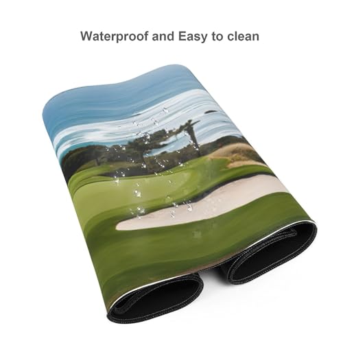 Tapis de souris de jeu golf grand format étanche pour bureau - 5