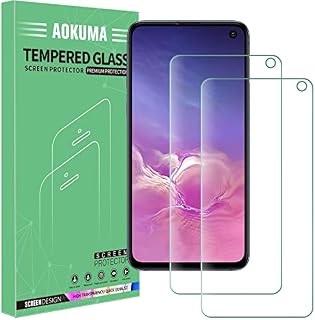 AOKUMA Samsung Galaxy S10e Tempered Glass Screen Protector, [2 Pack] Premium Quality Guard Film, Case Friendly, Shatterproof, Shockproof, Scratchproof oilproof