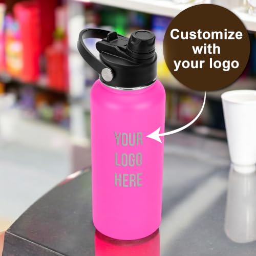 Image of Custom Logo 32 oz Tumbler, Engraved Corporate Gift Travel Mug