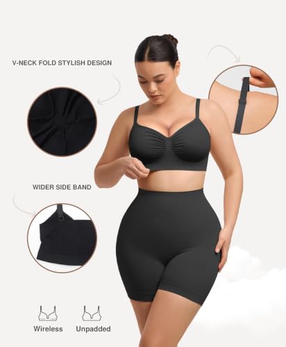 Image of Lover-Beauty Bralettes for Women Wireless Stretch Unlined Everyday Bra