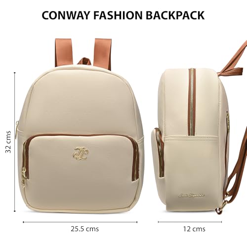 Image of Lavie Signature Women's Colourblock Conway Fashion Backpack for Women | Fashion Backpack for Work | Ladies purse | Stylish Shoulder Bag | Gift For Women