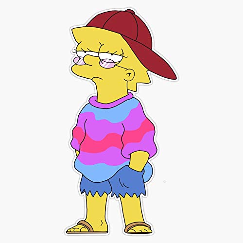 Cool Lisa Sticker Vinyl Waterproof Sticker Decal Car Laptop Wall Window Bumper Sticker 5" Cool Lisa Sticker Vinyl Waterproof Sticker Decal Car Laptop Wall Window Bumper Sticker 5"