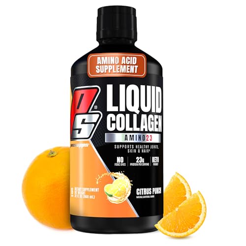 PROSUPPS Amino23 Liquid Collagen Shots, Citrus Punch - Collagen P...