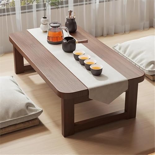 Mesa auxiliar plegable japonesa, diseño minimalista que ahorra espacio con lazo de fijación, para sala de estar, oficina, dormitorio o sala de té