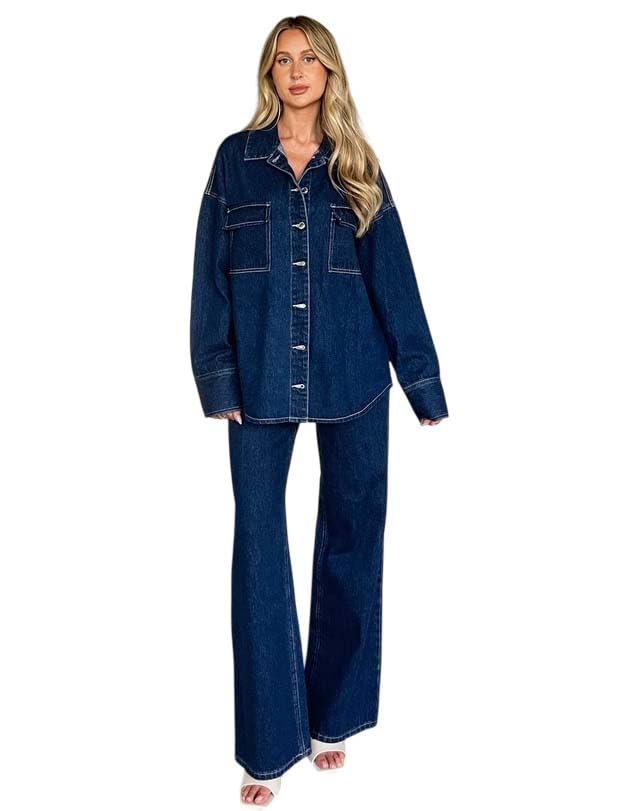 Image of KOTTY Women's High Waist Straight Fit Cotton Blend Denim Jeans|Comfortable Regular Length Casual Jeans for Women