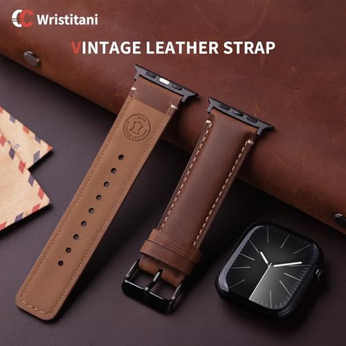 Image of Wristitani Genuine Leather Strap for Apple Watch