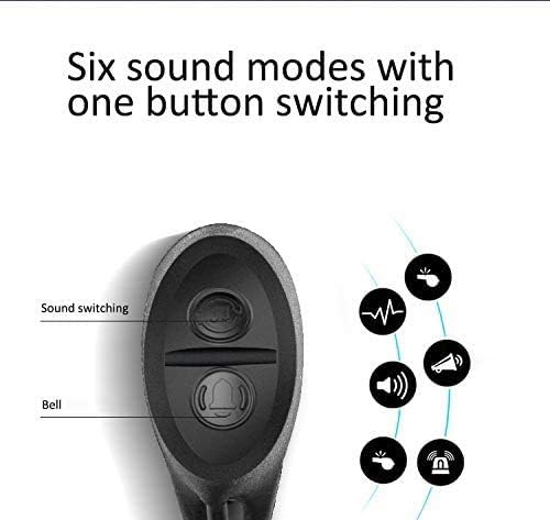 Miniatura 8 de SUYA Juego de luces para bicicleta, faro delantero de bicicleta con bocina y velocímetro, luz delantera recargable por USB y luz trasera, se adapta