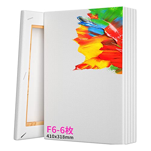 Amazon.co.jp: 【6枚/セット】キャンバス 張りキャンバス F6