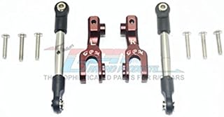 GPM for Traxxas Unlimited Desert Racer 4X4 (#85076-4) Upgrade Parts Aluminum Front Sway Bar & Stainless Steel Linkage - 4Pc Set Brown