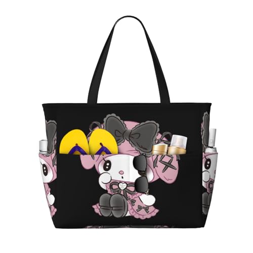 激レア 新品 マイメロディ バッグ クリスタル マイメロ プールバッグ レトロ sanrio マイメロディ プールバッグキーホルダー（ナイトパーティ