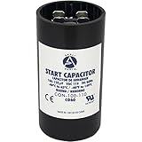 Appli Parts motor start capacitor 100-120 Mfd (microfarads) uF 110-125 VAC universal fit for electri