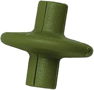 Pine Ridge Archery Slotted XL Kisser Button for Compound and Traditional Bows, Olive Green, Pack of 6