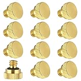 Yuomeaz Misting Nozzles, 12 Pcs Mister Nozzles with O Ring, Mist Nozzle Brass Misting Heads Mister Parts...