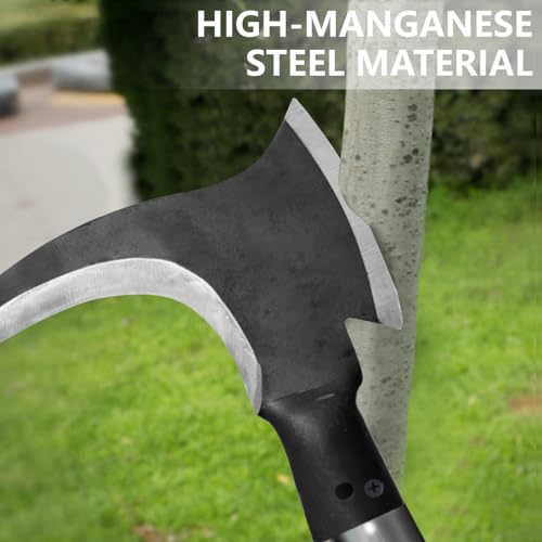 Guadaña Doble de Acero Alto Manganeso con Mango de Madera miniatura 3