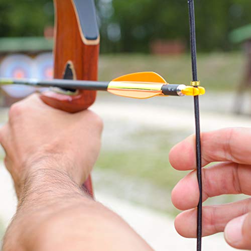 Clips de hebilla de cuerda de arco para el mantenimiento y calibración de tiro al arco 3