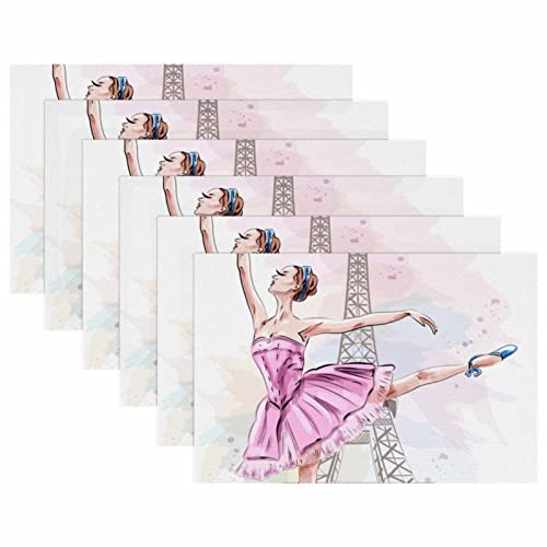 Set de table ballerine 30x45cm haute résistance thermique - 6