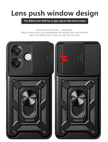 Coque Oppo A40 4G antichoc à clapet d'objectif coulissant - 2