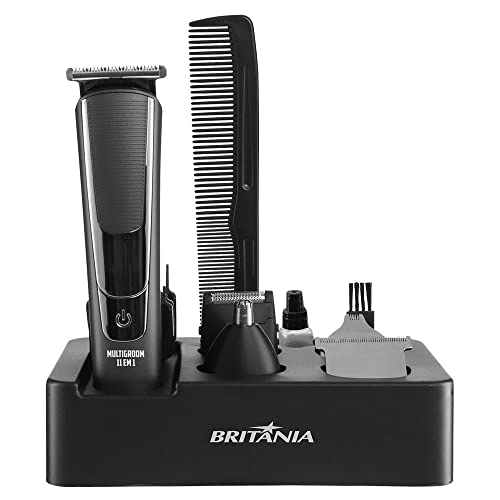 Aparador de Pelos Britânia BAP20 11 em 1 Multigroom Inox Bivolt