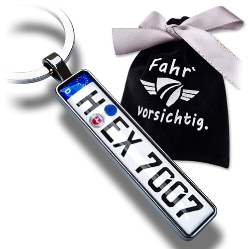Personalisierter Kennzeichen-Schlüsselanhänger
