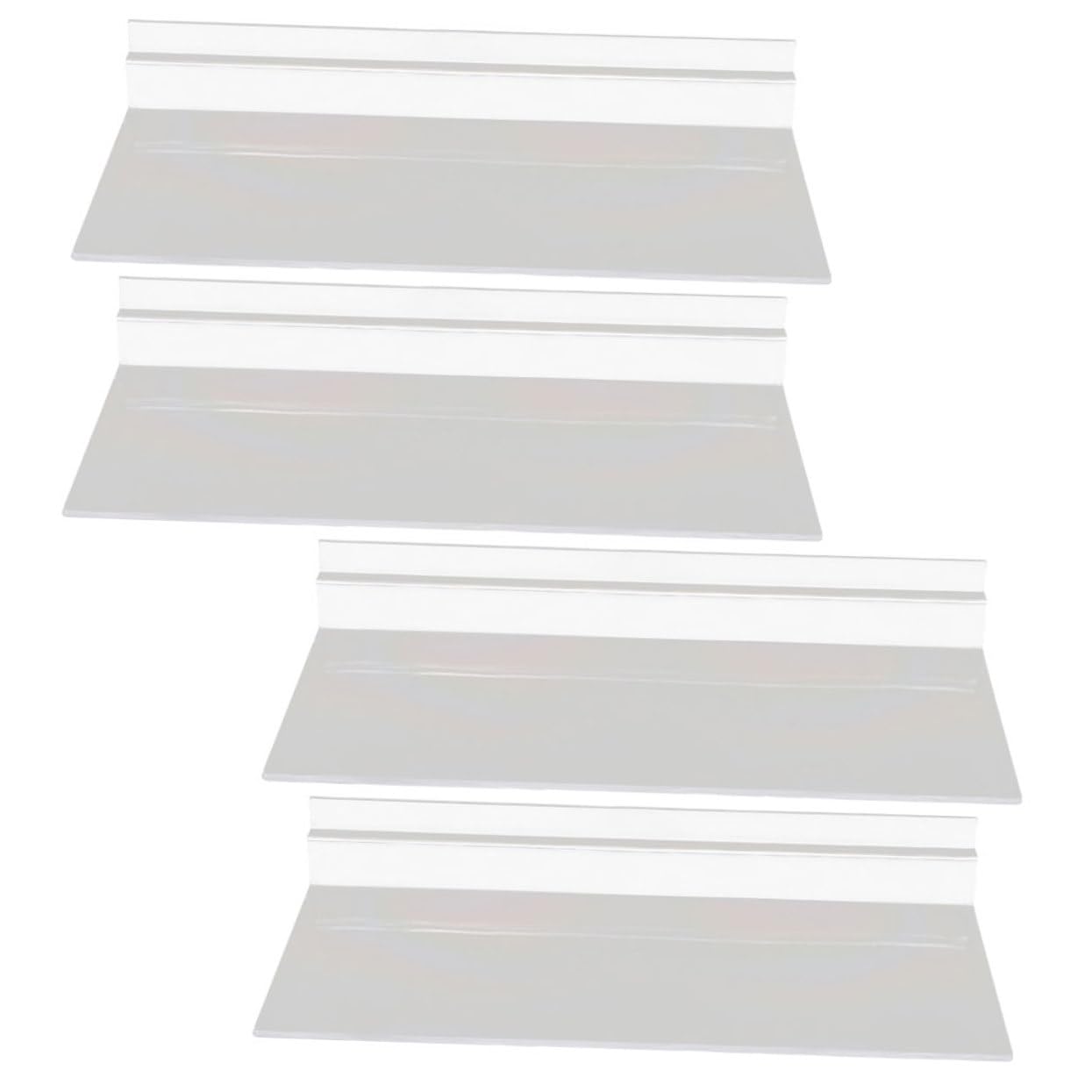 20stücke Transparente Schuhregale Wandmontierte Slatwall Ablagen Für Sneakers Installieren Verwenden Für Geschäfte Und Zuhause Robustes Bruchsicheres Design