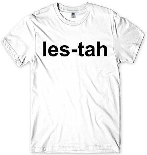 Image of Les-tah (Leicester) Mens T-Shirt White