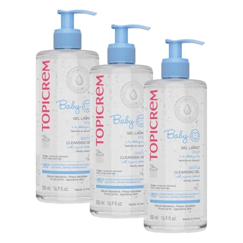 Gel Nettoyant Bébé Topicrem hydratant 8h pour protéger les peaux sensibles sans savon