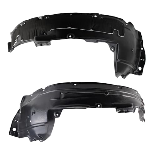 Image of TRQ Front Inner Fender Liner Set Compatible with 2012-2014 Honda CR-V HO1248155 HO1249147